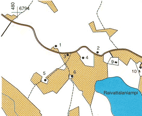 Hiitolan keskustan seutu (karttaruutu A1)