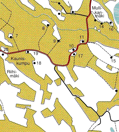 Kylälahti-Tiurulan seutu (karttaruutu B1)