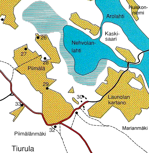 Laurolan kartanon seutu (karttaruutu A3)