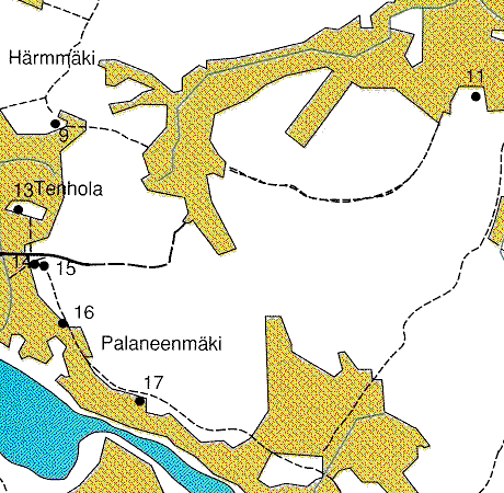 Laurolan kartanon seutu (karttaruutu B2)