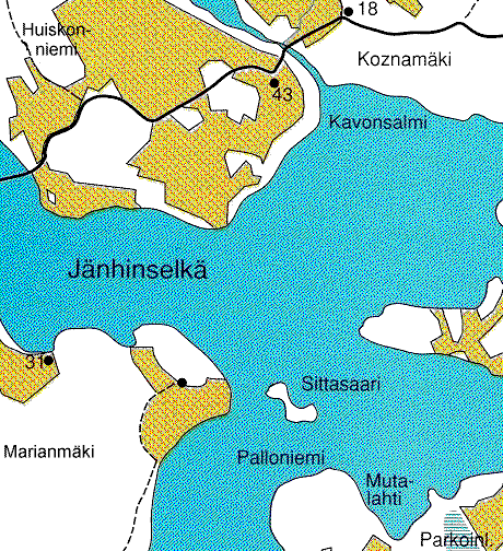 LAUROLAN KARTANON SEUTU (karttaruutu B3)