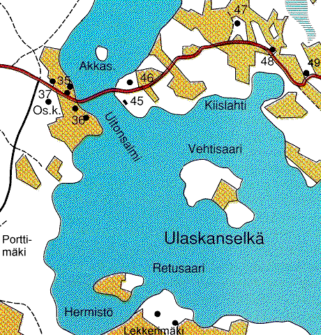 Laurolan kartanon seutu (karttaruutu B4)